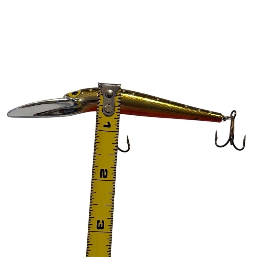 Storm Deep Jr ThunderStick Fishing Lure Gold Orange Scale Pattern 4.5 Inch - Picture 4 of 7